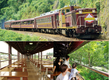 宝徳寺・新緑の床もみじと新緑のわたらせ渓谷鉄道の旅
