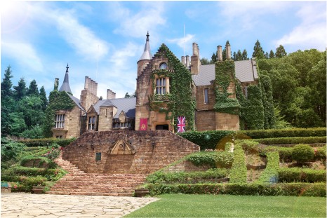 たんばらラベンダーパーク＆もも狩り・ロックハート城